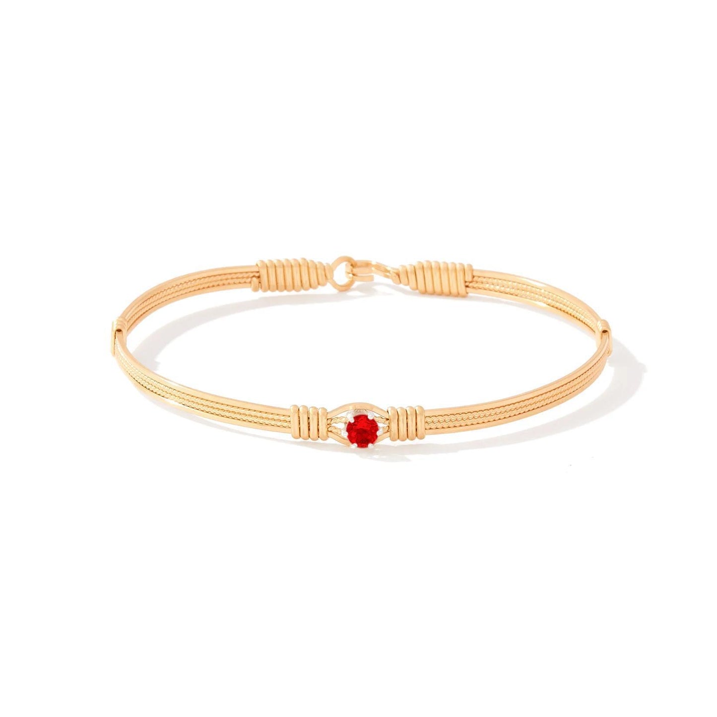 You Are My Sunshine Bracelet - 1 Stone - 14k Gold Artist Wire