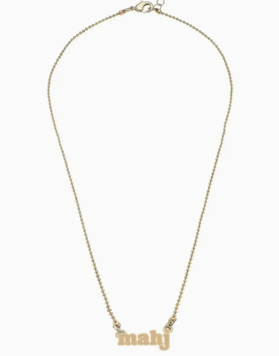 Mahj Ball Chain Necklace