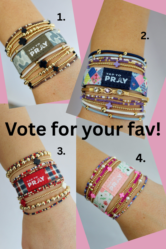 Tap to Pray Bracelets | Faith-Based Jewelry at Hissyfits Boutique