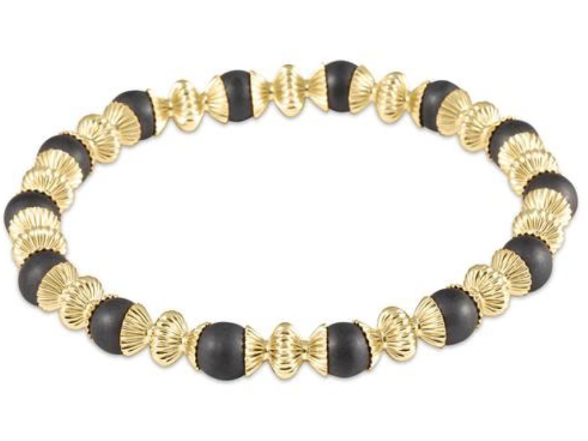 Loyalty Gold 6mm Bead Bracelet