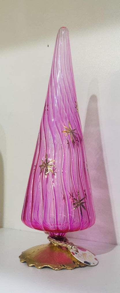 Gold Glint Swirl Tree 12 Assorted