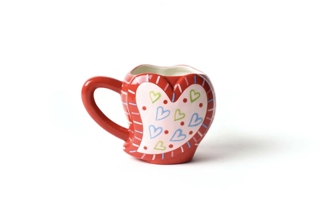 HEV Embellished Heart Mug