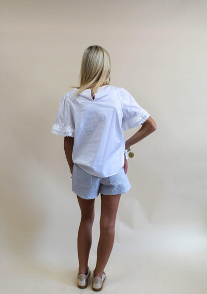 Stripe Patch Pocket Short