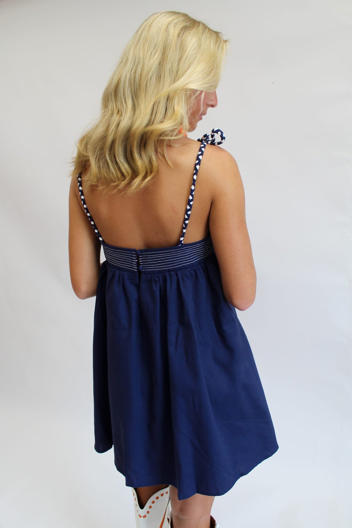 Tied to the Plains Mini Dress
