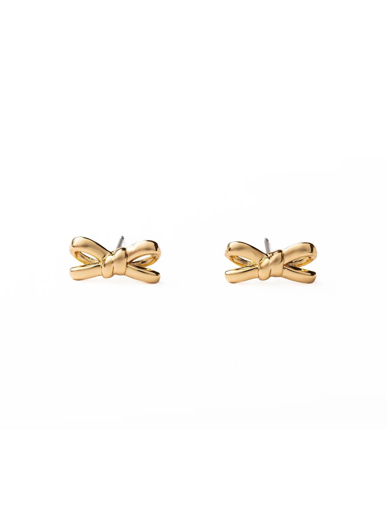 Luxe Bow Stud Earrings