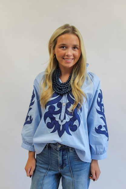 Summer Blues Top