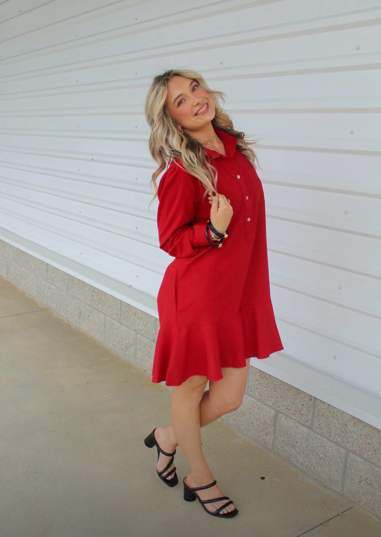 Who's That Girl Wine Dress