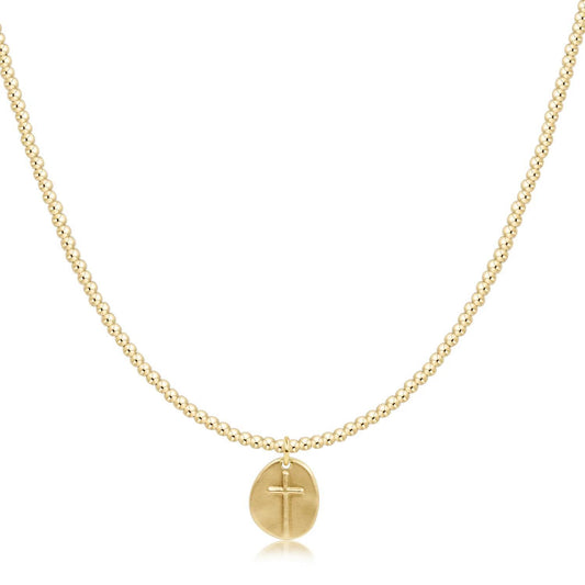 17" Classic Gold Choker 2mm Inspire Small Gold