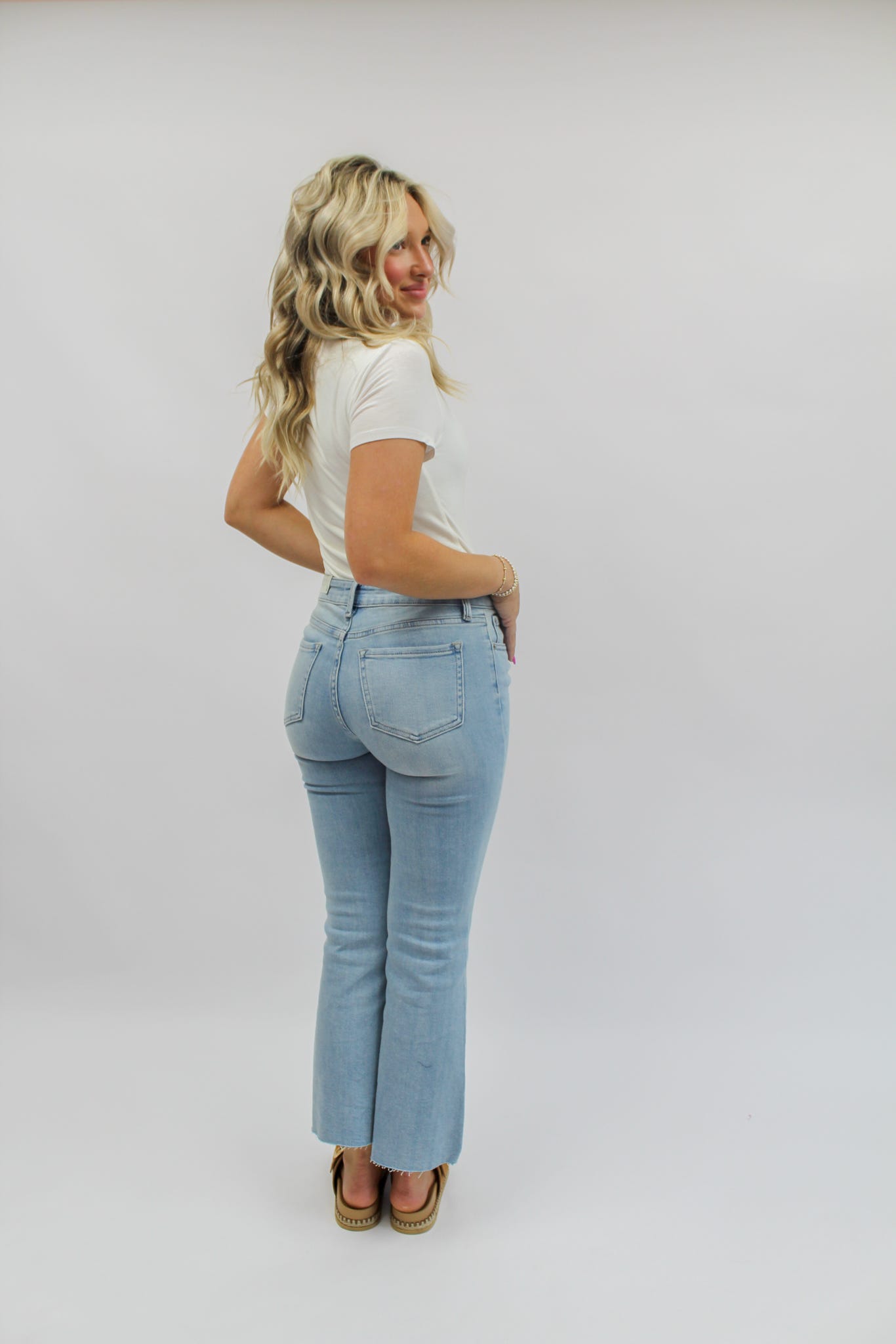 Cropped Flare Jeans