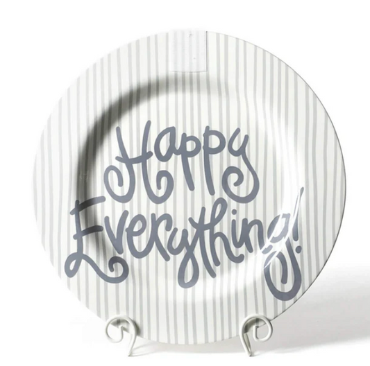 Stone Skinny Stripe Happy Everything Big Platter