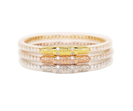 THREE QUEENS ALL WEATHER BANGLE (SET OF 3)