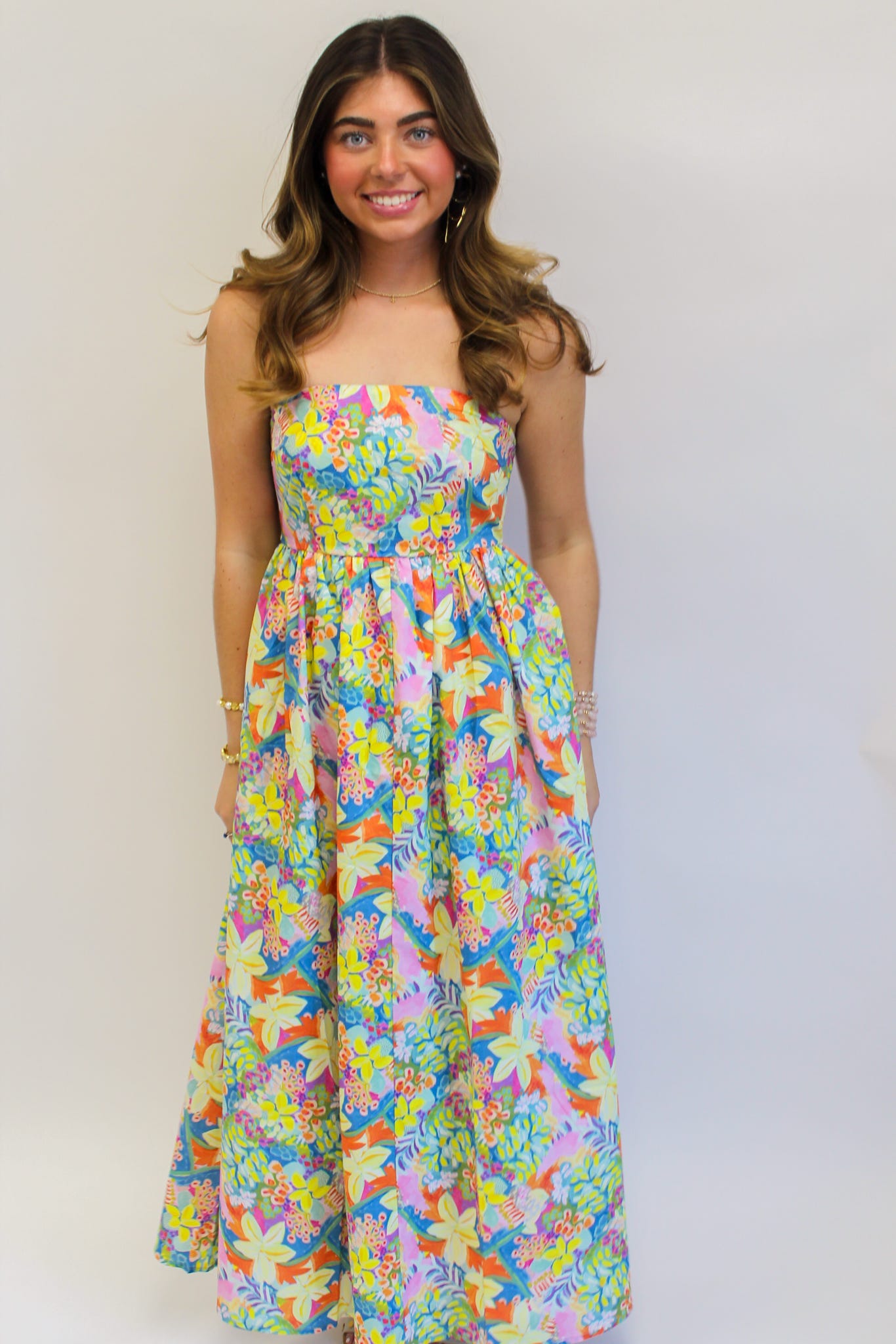 Eros Bouquet Maxi Dress