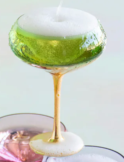 Gilded Coupe Glasses