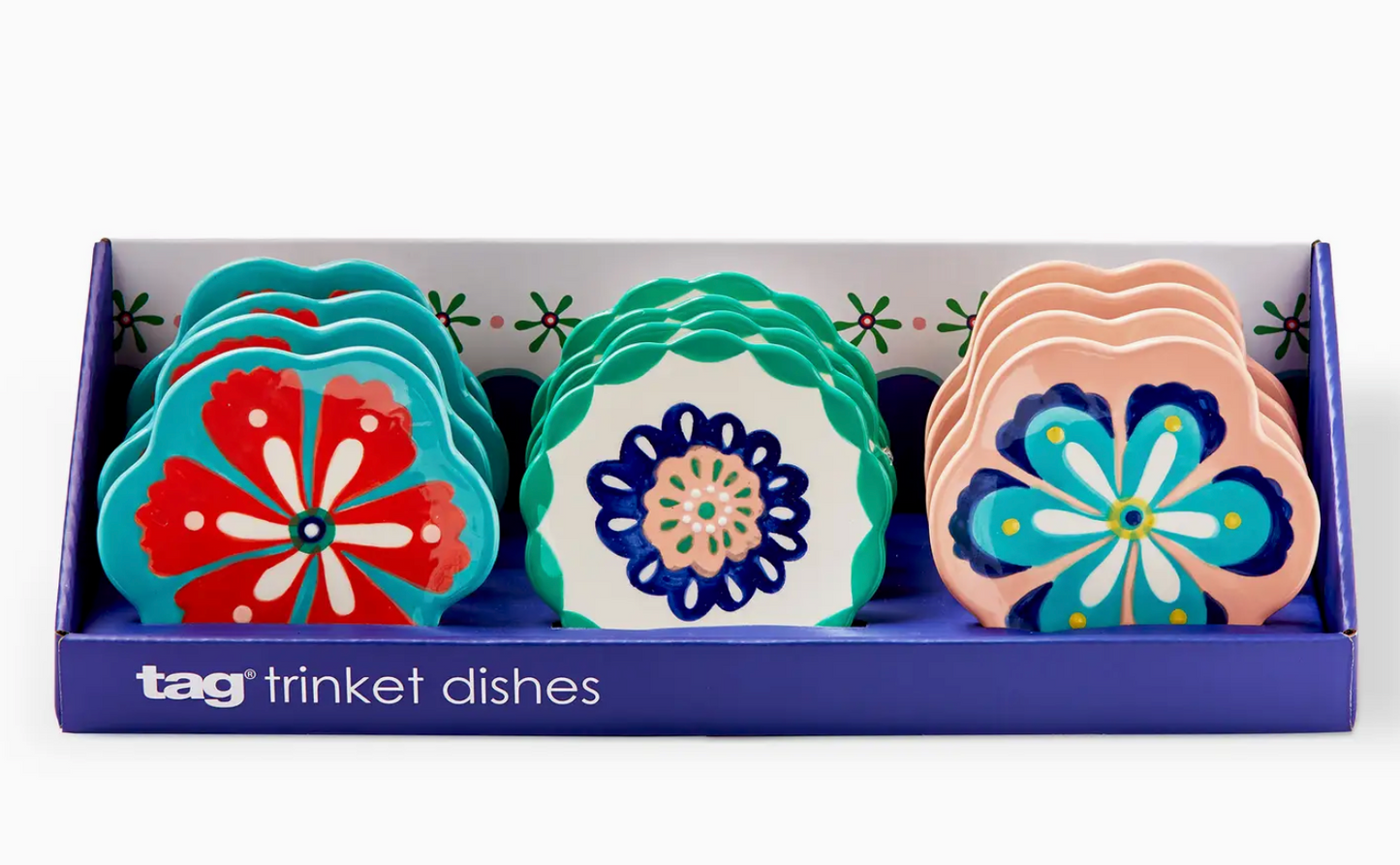 Everyday Eclectic Fun Earthenware Trinket Dishes