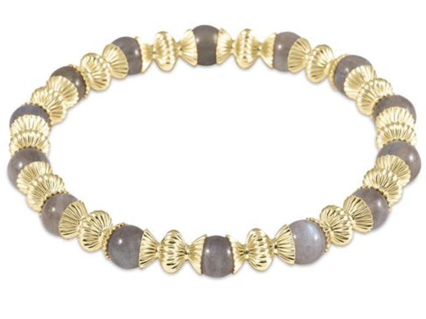 Loyalty Gold 6mm Bead Bracelet