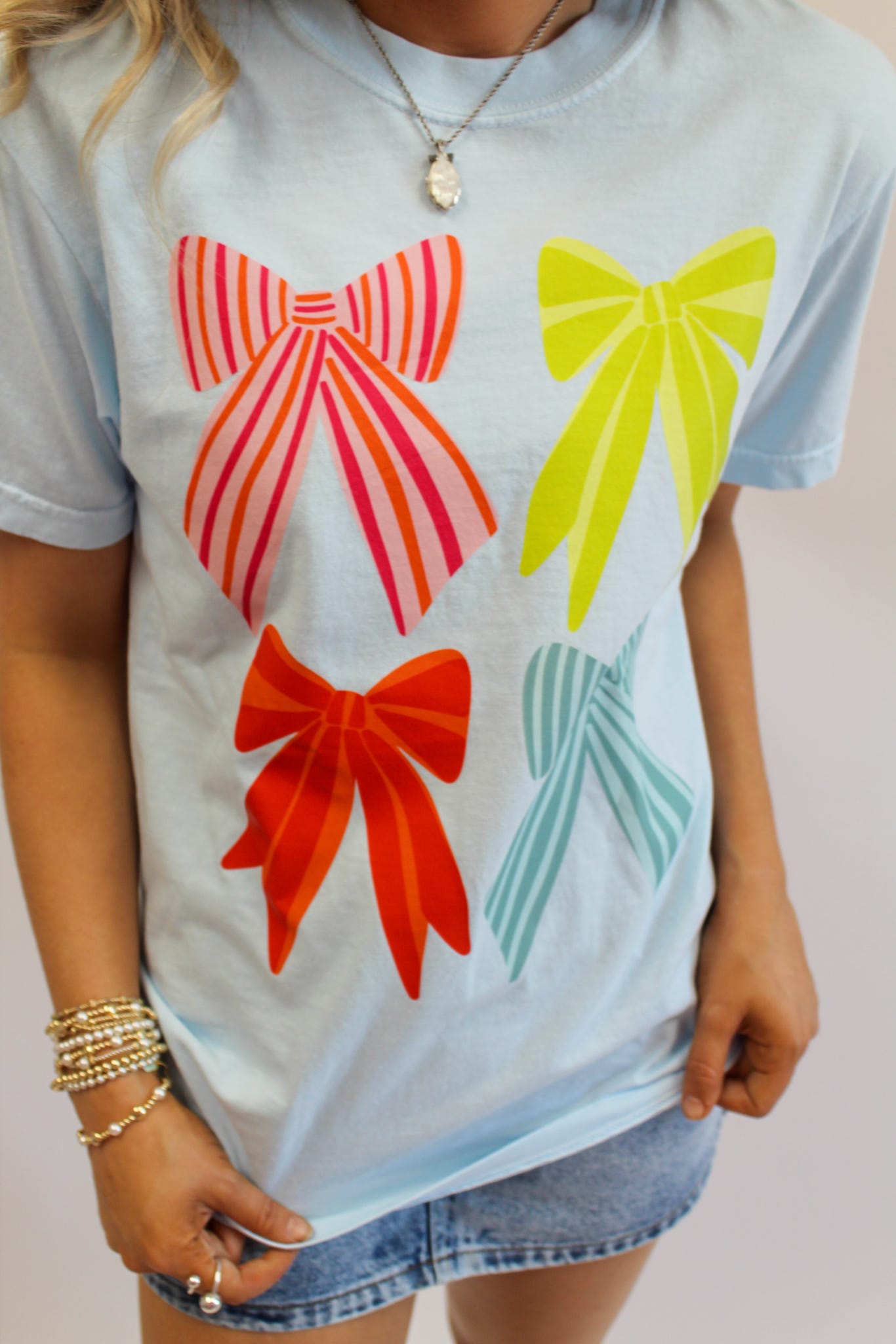 Ribbons Tee Top