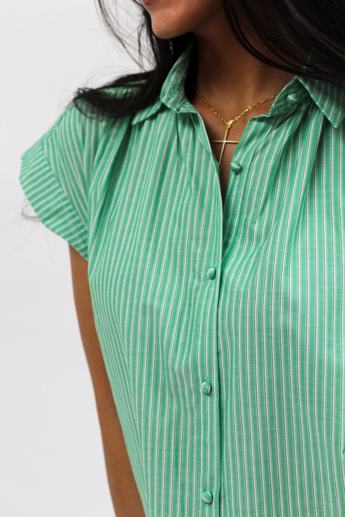 Verdent Vibe Button Up Top