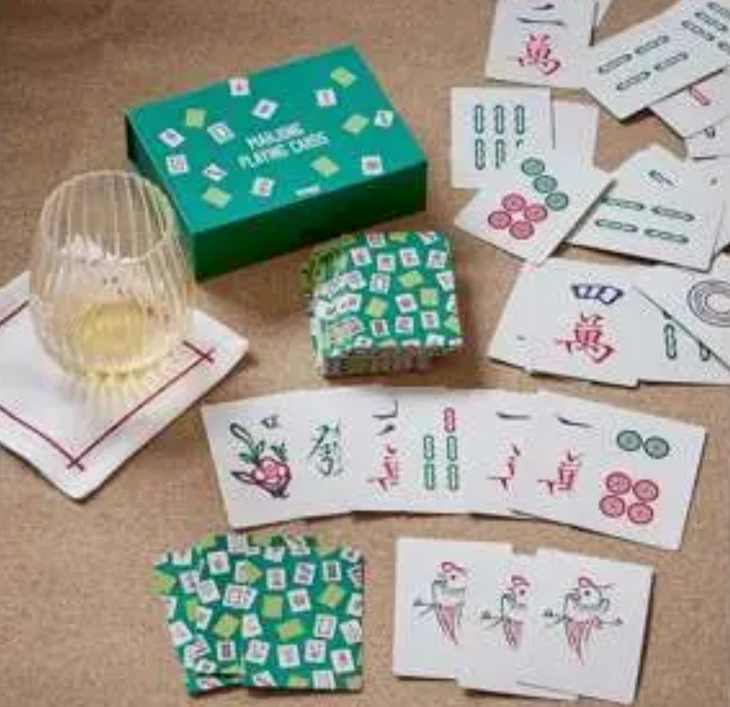 Mahjong Playing Cards Multi Paper