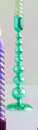 Rainbow Reflective Candle Holder 12.5