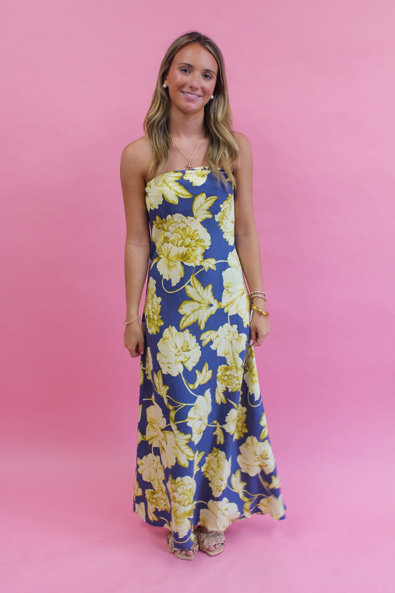 Golden Hour Strapless Dress