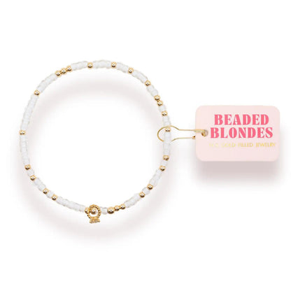 Engagement Ring Charm Sprinkle Bracelet