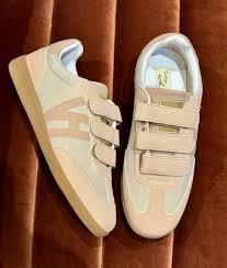 Pace 6 Taupe Three Strap Nude Low Top
