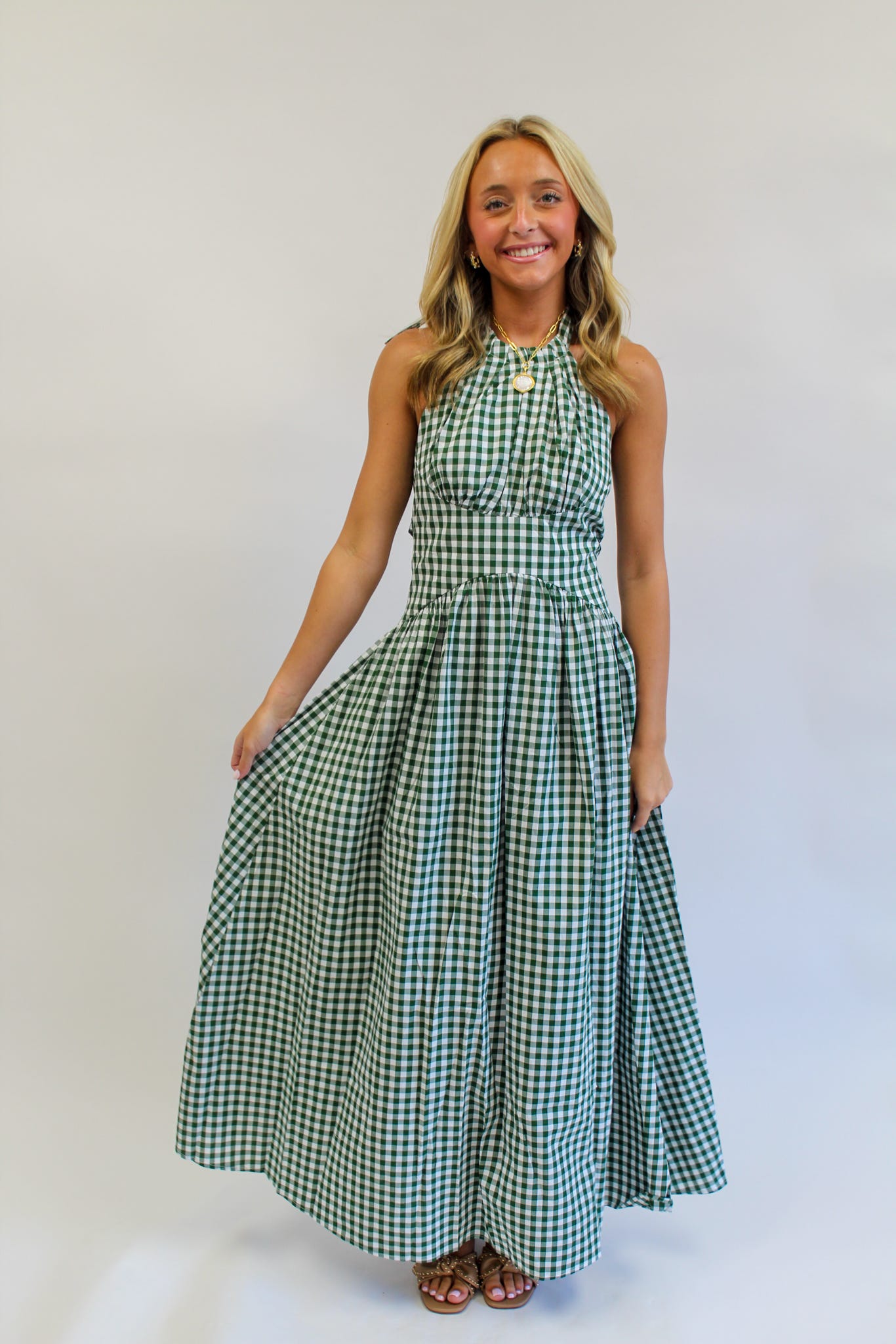 Greenbriar Estate Halter Dress