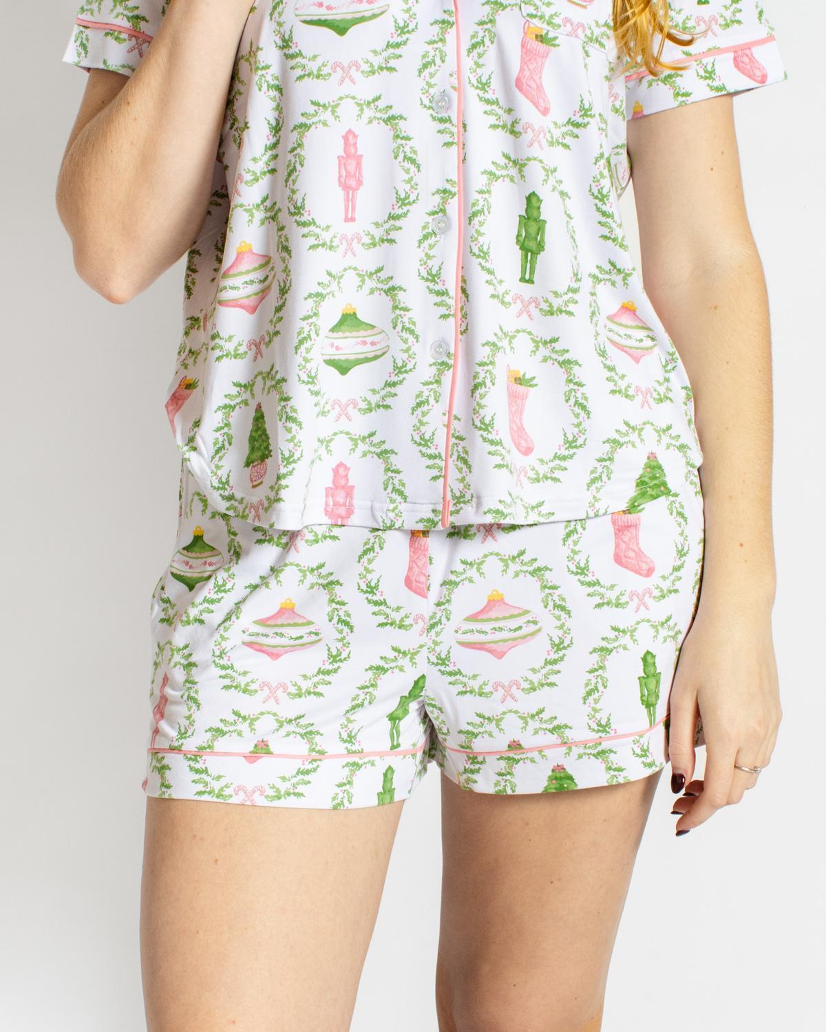 Nutcracker Trellis Pajama Sleep Shorts