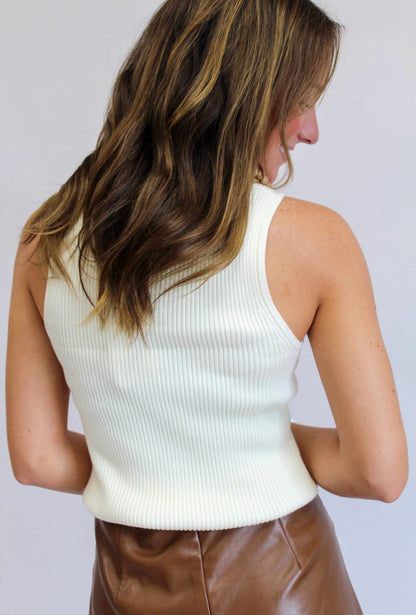 Vanilla Bean Ribbed Top
