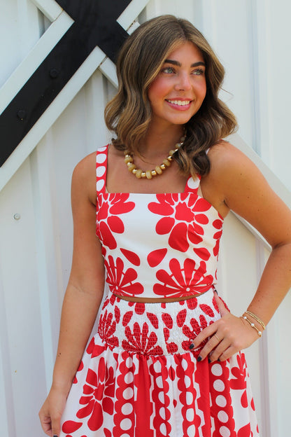 Caught on Camera Maxi Skirt Set