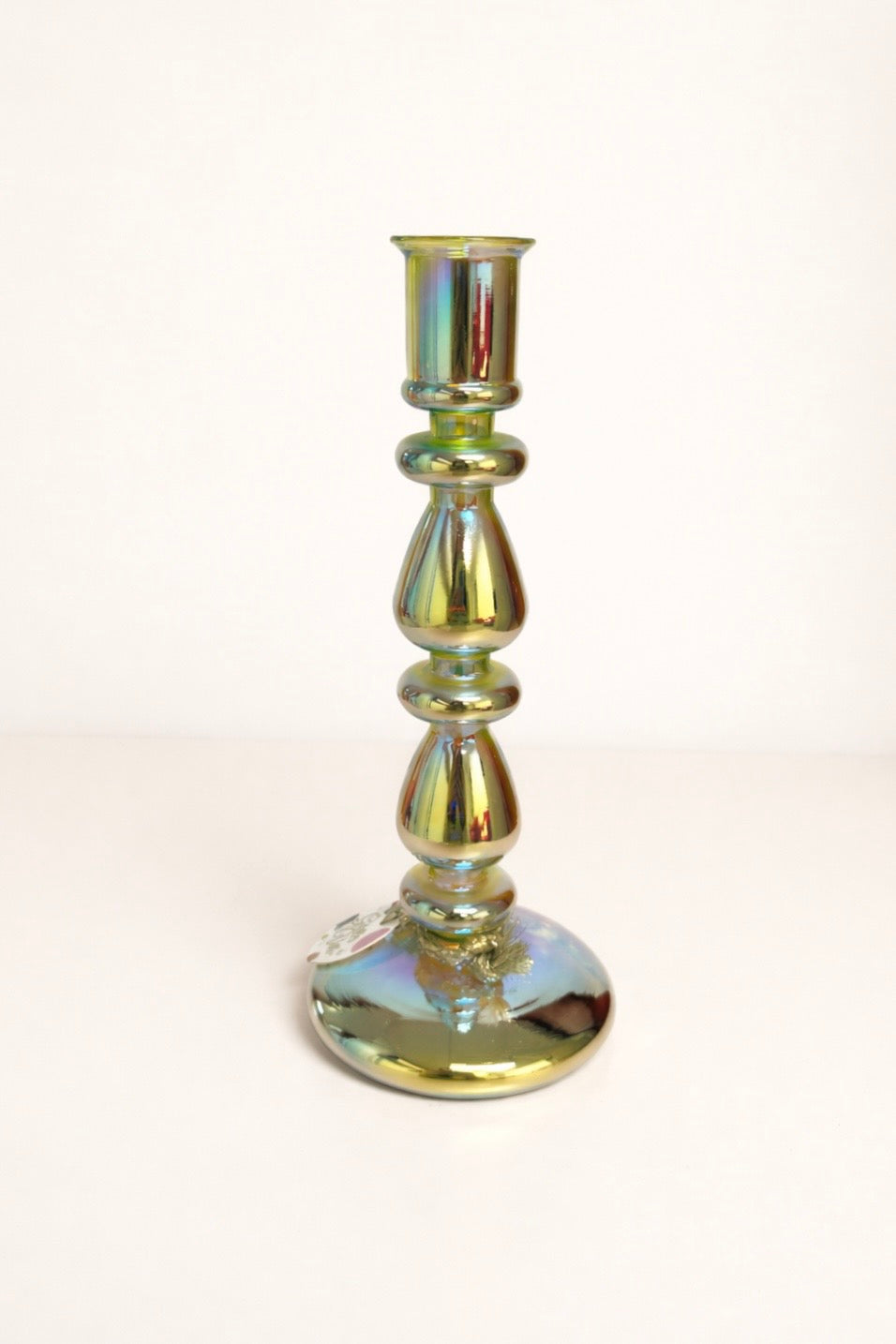 Opalescence Essence Taper Candle Holder, Glass, 8.5'' & 11''