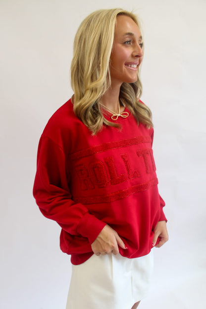 Bama Varsity Stripe Sarah Top