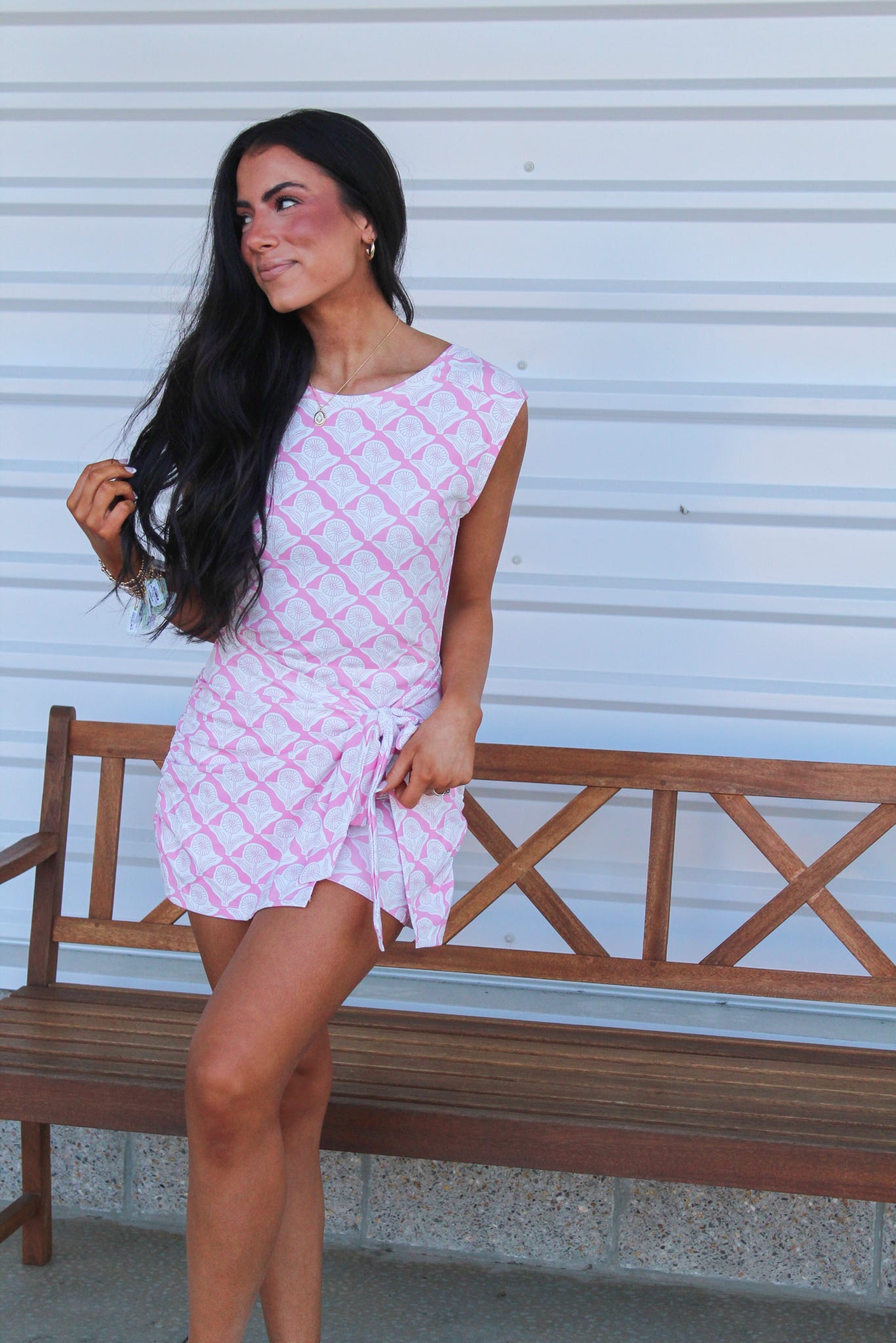 Sugar Blossom Tie Romper