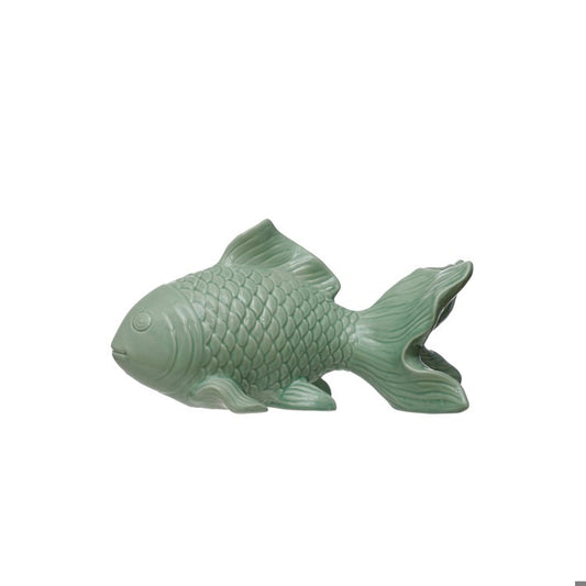Stoneware Green Fish