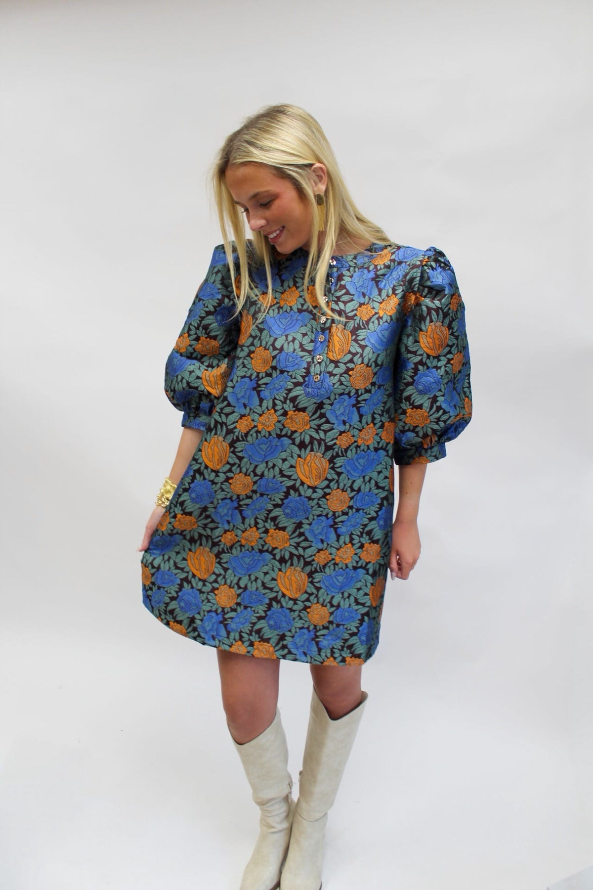 Autumn Garden Mini Dress