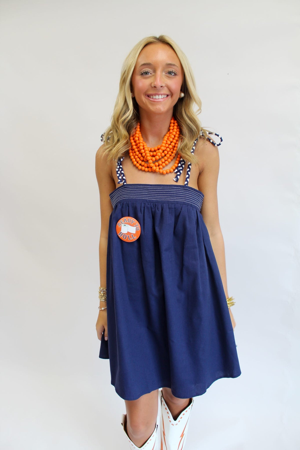 Tied to the Plains Mini Dress