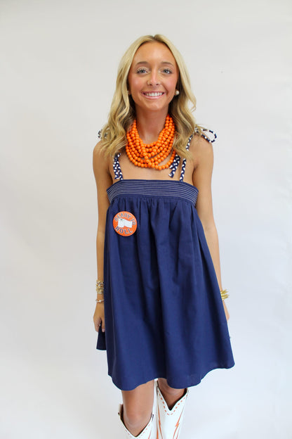 Tied to the Plains Mini Dress