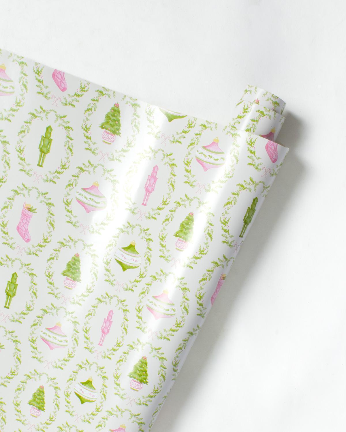 Nutcracker Trellis Gift Wrapping Paper