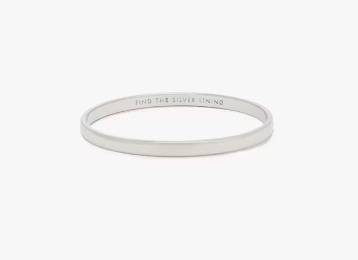 Find Silver Lining Idiom Bangles