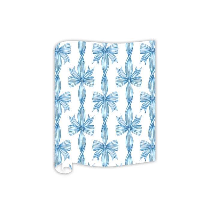 Rosanne Beck Handpainted Stripe Bow Stripes with Twist Table Runner