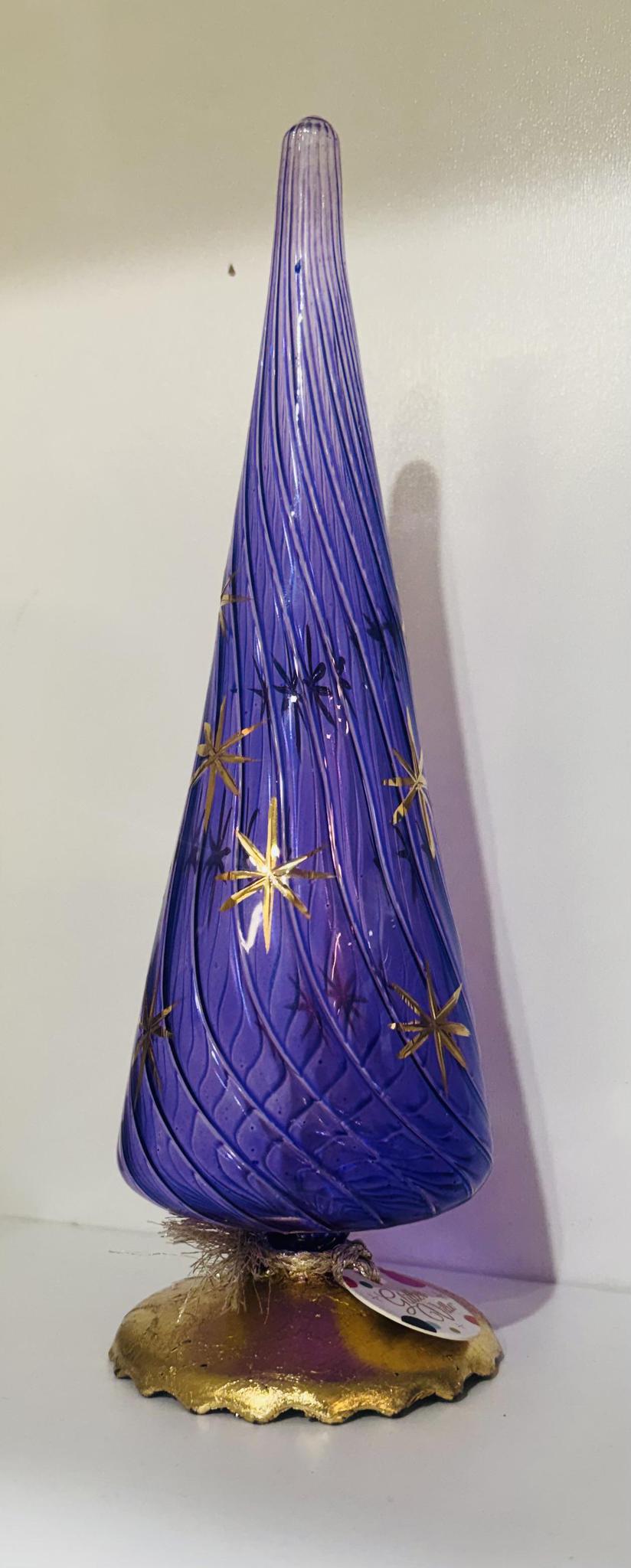 Gold Glint Swirl Tree 12 Assorted