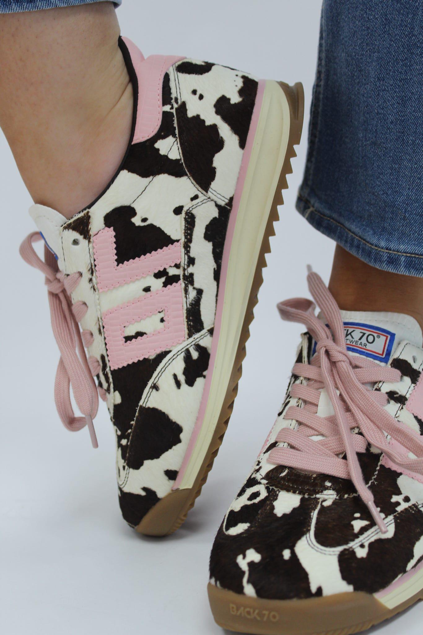 Cow Brown White Pink Jogger L