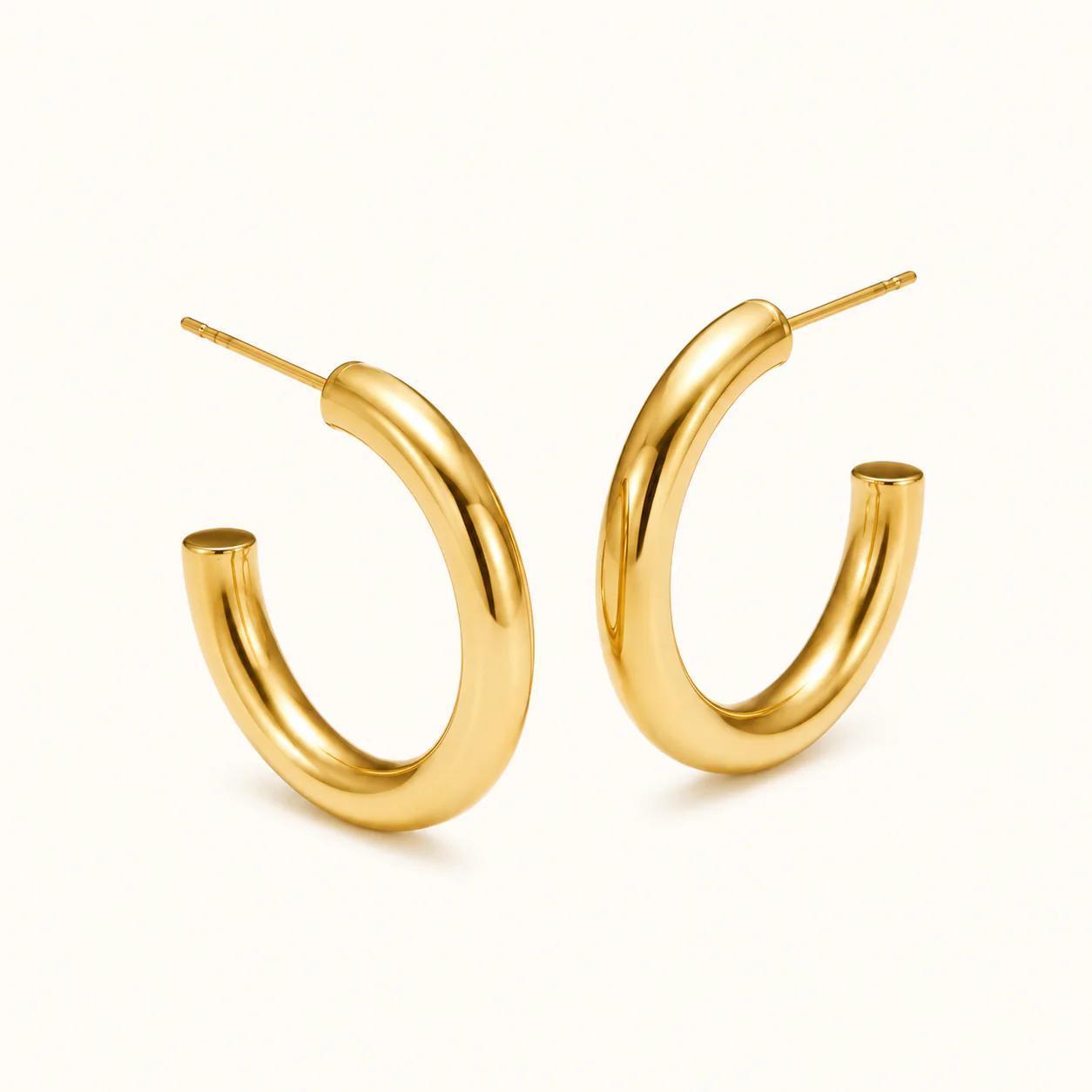 Muse Hoops - Gold