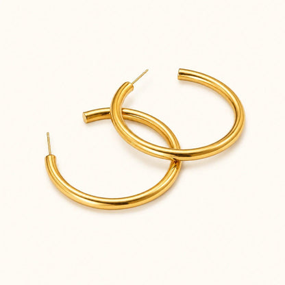 Muse Hoops - Gold