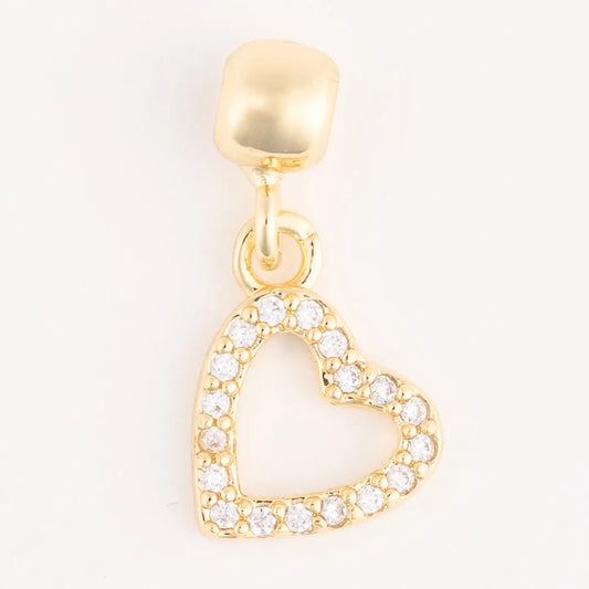 Pave Heart Luxe Charm