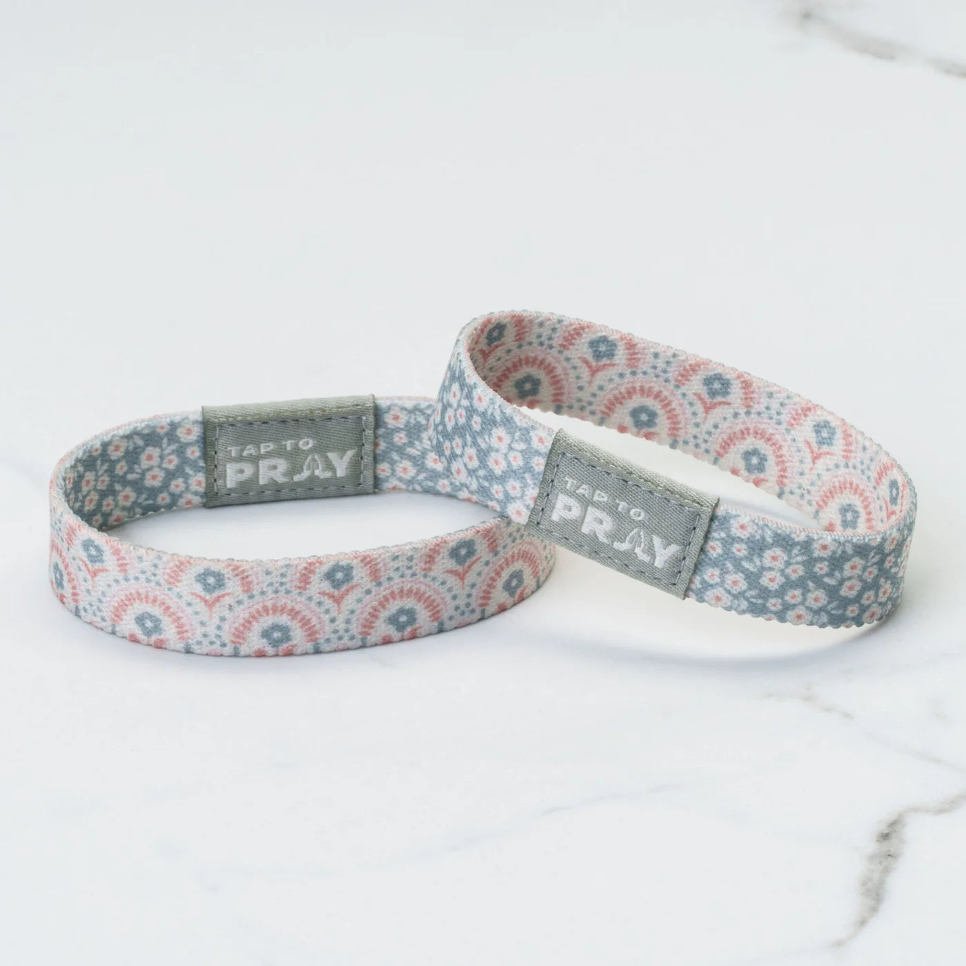 Tap To Pray Wristband - Boho Bouquet