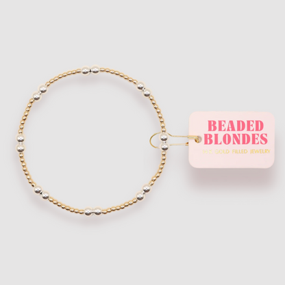 Mixed Metal Beaded Blondes Collection