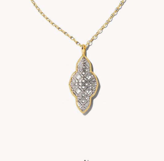Abbie Gold Pendant Necklace