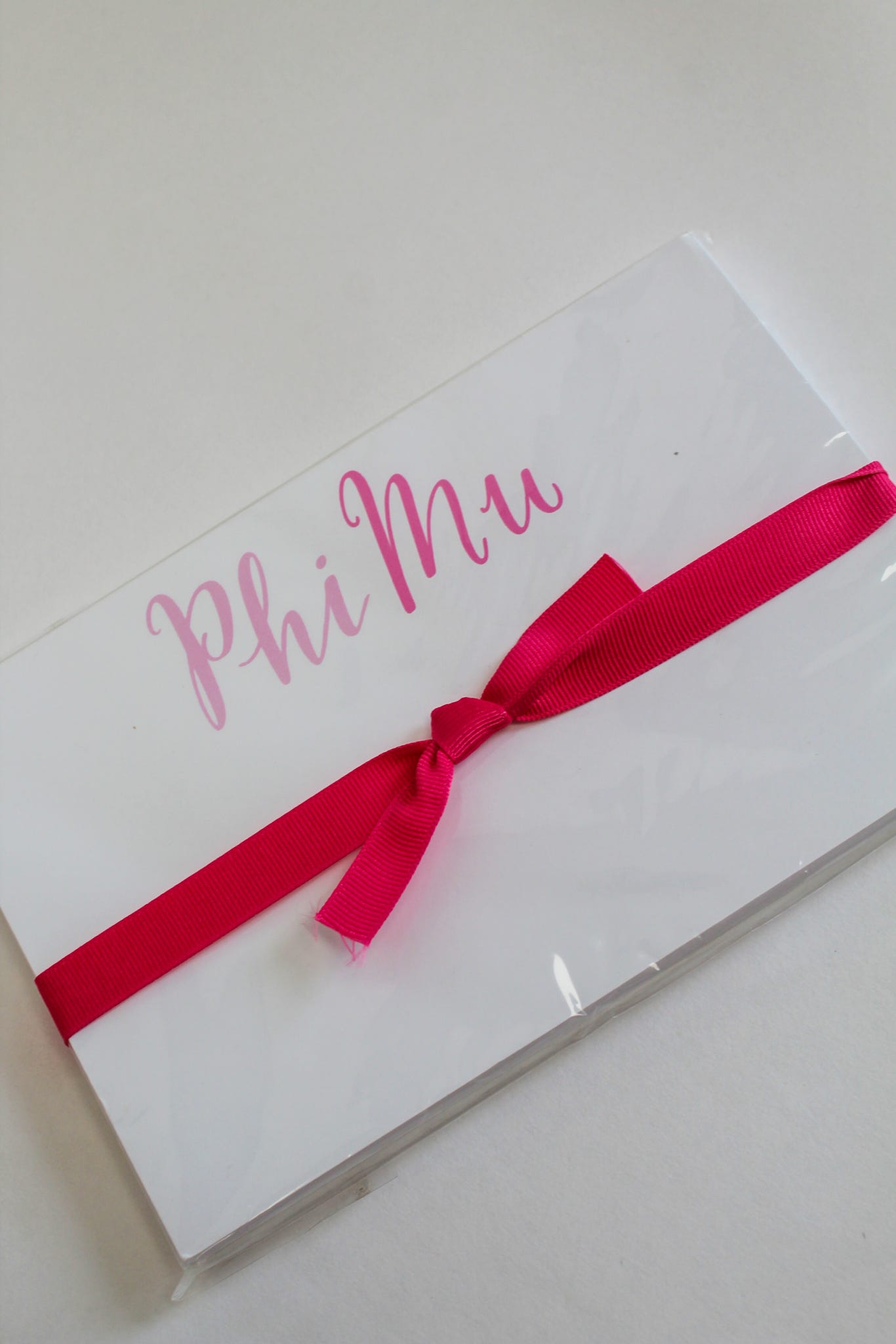 Sorority Greek Doodle Script Notepad