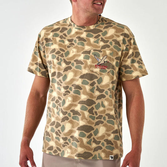 Pintail Camo Tee - SS Flying Mallard Pocket